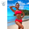 Bikini Sport Rashguard Brésilien SAVAGE - Couleurs Lagon