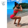 Bikini Sport Rashguard Brésilien SAVAGE - Couleurs Lagon