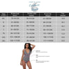 Bikini Sport Rashguard Brésilien SAVAGE - Couleurs Lagon