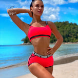 Bikini Sport Rashguard Brésilien SAVAGE - Couleurs Lagon