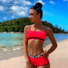 Bikini Sport Rashguard Brésilien SAVAGE - Couleurs Lagon