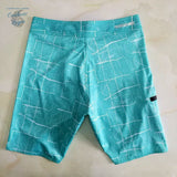 Boardshort Surf Quicksilver QuickDry Blanc Turquoise - Couleurs Lagon