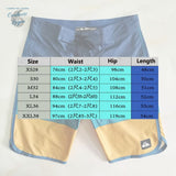 tailles - Boardshort Surf Quicksilver QuickDry Bleu Gris - Couleurs Lagon