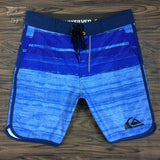 Boardshort Surf Quicksilver QuickDry Grande Taille à rayures - Couleurs Lagon
