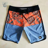 Short surf kite paddle homme orange séchage rapide — Couleurs Lagon Pacifique