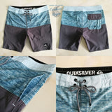 Boardshort Surf Quicksilver QuickDry Grande Taille gris bleu - Couleurs Lagon