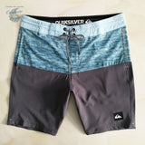 Boardshort Surf Quicksilver QuickDry Grande Taille gris bleu - Couleurs Lagon