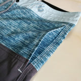 Boardshort Surf Quicksilver QuickDry Grande Taille gris bleu - Couleurs Lagon