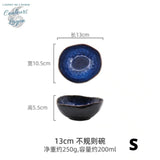 Bol irrégulier en porcelaine BLEU LAGON - Couleurs Lagon - S 13cm