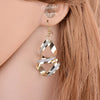 Boucles d'oreilles en spirale couleur argent noir ou or - Couleurs Lagon
