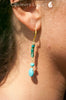 Boucles d'oreilles Goutte d'Eau Bleu Océan - Couleurs Lagon