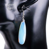 Boucles d'oreilles pierres naturelles goutte d'eau a facettes - Couleurs Lagon