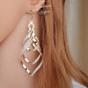 Boucles d'oreilles Punk en spirale pour femmes - Couleurs Lagon