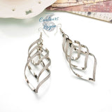 Boucles d'oreilles Punk en spirale pour femmes - Couleurs Lagon
