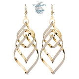 Boucles d'oreilles Punk en spirale pour femmes - Couleurs Lagon