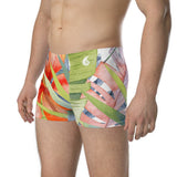 Boxers Caleçon Homme Floral PF11 Hibiscus - Couleurs Lagon
