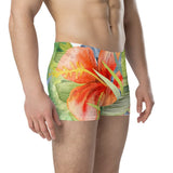 Boxers Caleçon Homme Floral PF11 Hibiscus - Couleurs Lagon