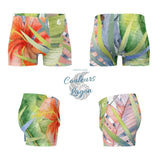 Boxers Caleçon Homme Floral PF11 Hibiscus - Couleurs Lagon