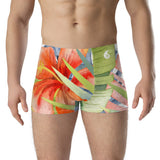 Boxers Caleçon Homme Floral PF11 Hibiscus - Couleurs Lagon