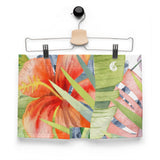 Boxers Caleçon Homme Floral PF11 Hibiscus - Couleurs Lagon