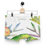 Boxers Caleçon Homme Floral PF12 Blanc Hibiscus - Couleurs Lagon