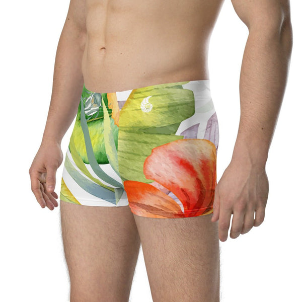 Boxers Caleçon Homme Floral PF13 Coléoptères - Couleurs Lagon