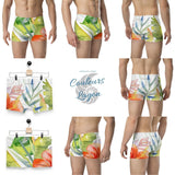 Boxers Caleçon Homme Floral PF13 Coléoptères - Couleurs Lagon