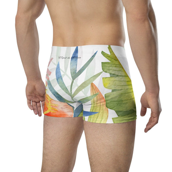 Boxers Caleçon Homme Floral PF13 Coléoptères - Couleurs Lagon