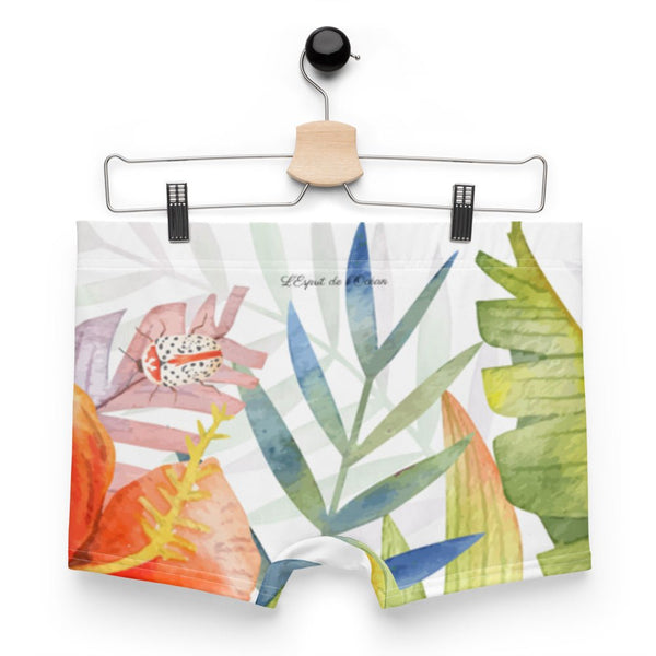 Boxers Caleçon Homme Floral PF13 Coléoptères - Couleurs Lagon