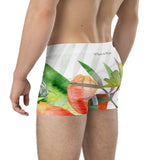 Boxers Caleçon Homme Floral PF14 Coléoptères Bananier - Couleurs Lagon