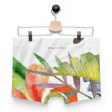 Boxers Caleçon Homme Floral PF14 Coléoptères Bananier - Couleurs Lagon