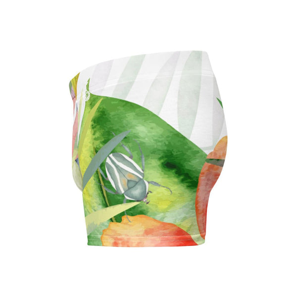 Boxers Caleçon Homme Floral PF14 Coléoptères Bananier - Couleurs Lagon