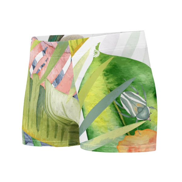 Boxers Caleçon Homme Floral PF14 Coléoptères Bananier - Couleurs Lagon