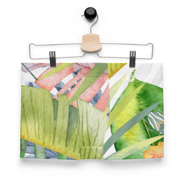Boxers Caleçon Homme Floral PF14 Coléoptères Bananier - Couleurs Lagon