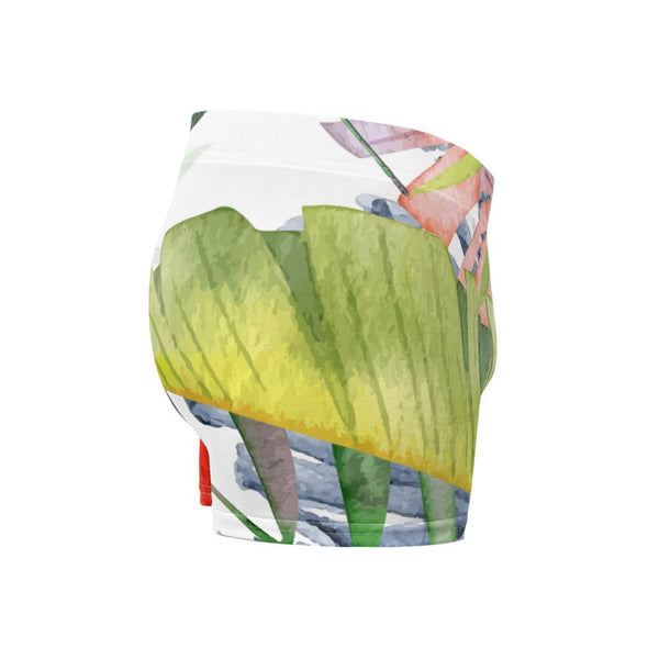 Boxers Caleçon Homme Floral PF14 Coléoptères Bananier - Couleurs Lagon