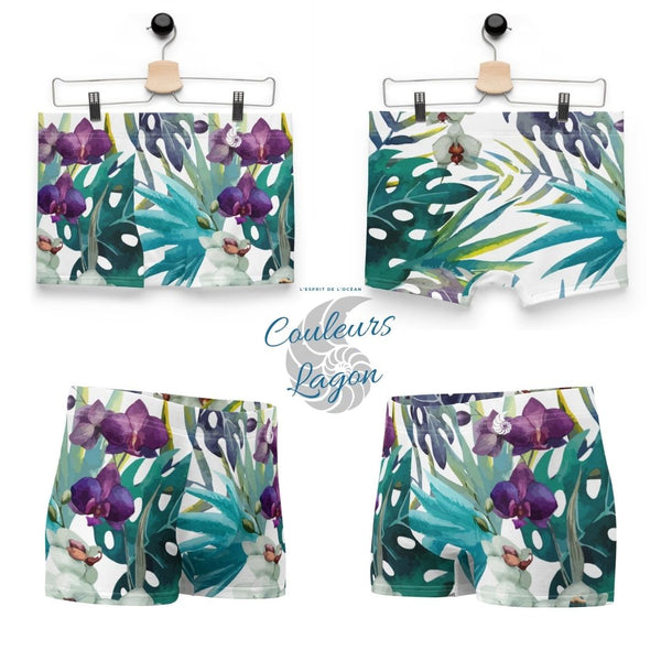 Boxers Caleçon Homme PF2.3 Floral - Couleurs Lagon