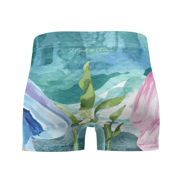 Boxers Caleçon Homme PM1 Océan Méduses - Couleurs Lagon