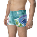Boxers Caleçon Homme PM1 Océan Méduses - Couleurs Lagon