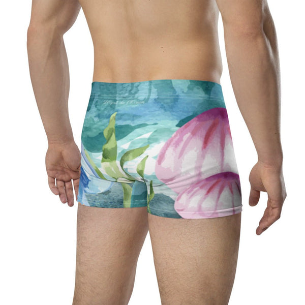Boxers Caleçon Homme PM1 Océan Méduses - Couleurs Lagon