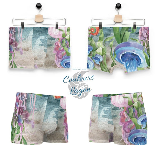 Boxers Caleçon Homme PM1.3 Méduses - Couleurs Lagon