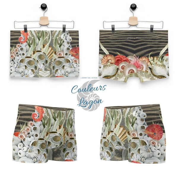 Boxers Caleçon Homme PM2 Nautile - Couleurs Lagon