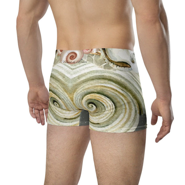 Boxers Caleçon Homme PM2 Spirale - Couleurs Lagon