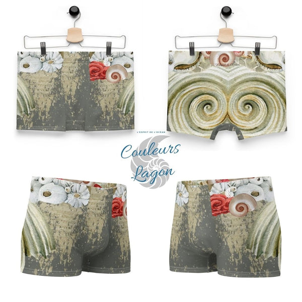 Boxers Caleçon Homme PM2 Spirale - Couleurs Lagon