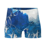 Boxers Caleçon Homme PM3 Bleu Méduse - Couleurs Lagon