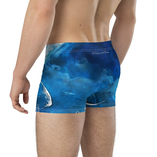 Boxers Caleçon Homme PM3 Bleu Méduse - Couleurs Lagon