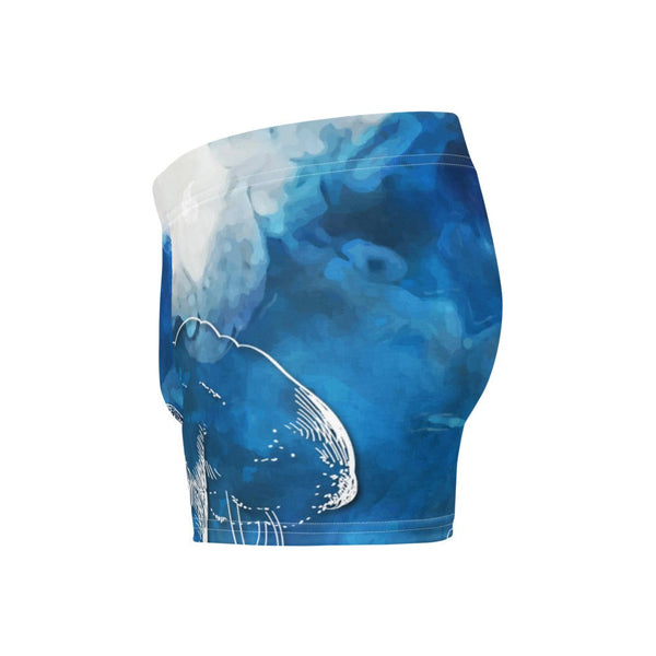 Boxers Caleçon Homme PM3 Bleu Méduse - Couleurs Lagon