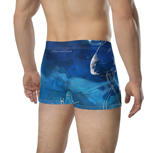 Boxers Caleçon Homme PM3 Bleu Méduse - Couleurs Lagon