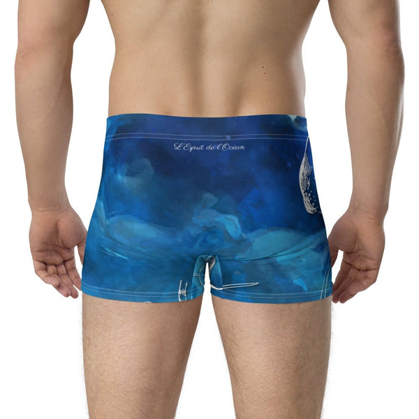 Boxers Caleçon Homme PM3 Bleu Méduse - Couleurs Lagon