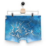 Boxers Caleçon Homme PM3 Bleu Poisson Dragon - Couleurs Lagon
