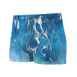 Boxers Caleçon Homme PM3 Bleu Poisson Dragon - Couleurs Lagon